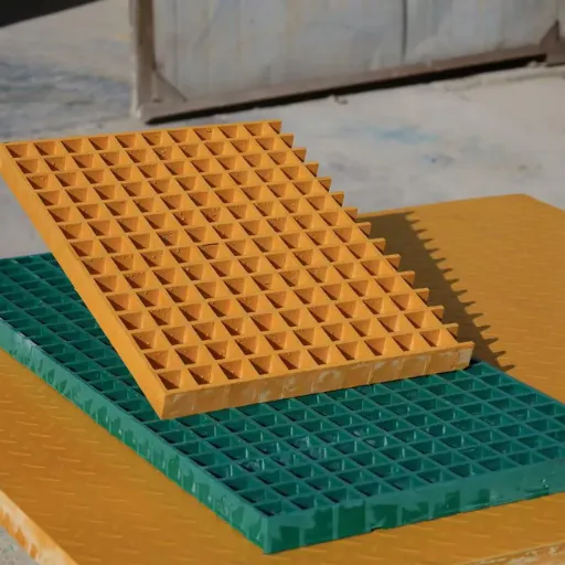FRP GRP Molded Grating With Gritted Surface Anti-Slip Fiberglass Reinforced Plastic photo-4