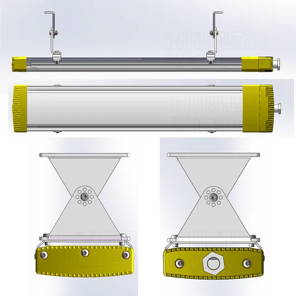 LED Explosion Proof Linear Light IP66 Flameproof Strip Lamp for Chemical Oil Gas Hazardous Zone1 Zone2 photo-3