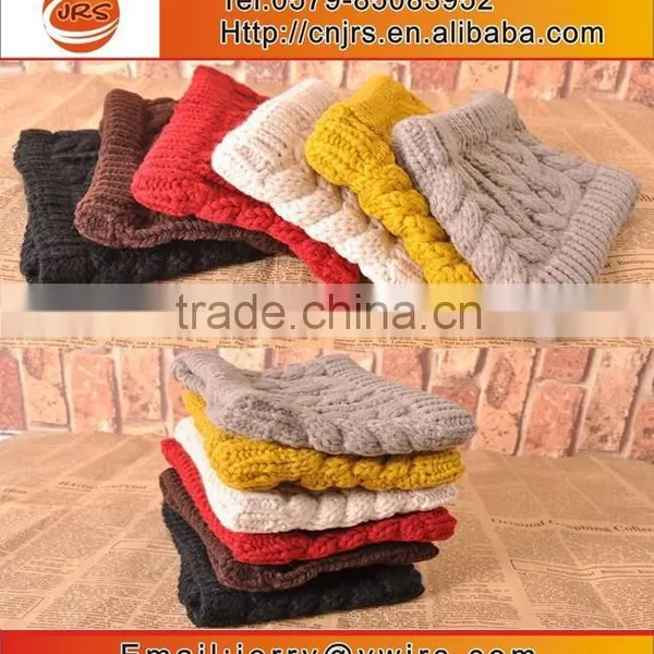 2015 Fashion Knit Twist Acrylic Bow Winter Skating Headband