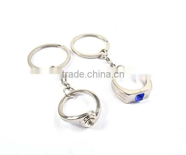 2016 Hot Selling Ring Shape Couple Alloy Keychain photo-2