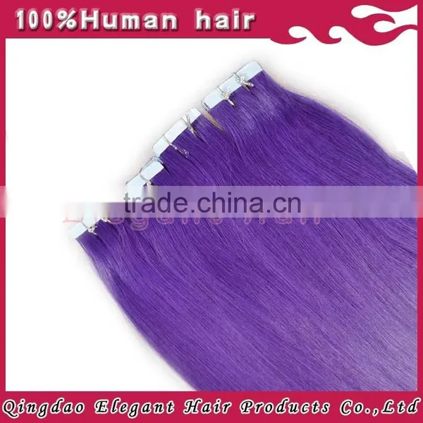 Qigndao Elegant Tape Hair Extension,100%Brazilian Virgin Remy Hair Extension photo-3