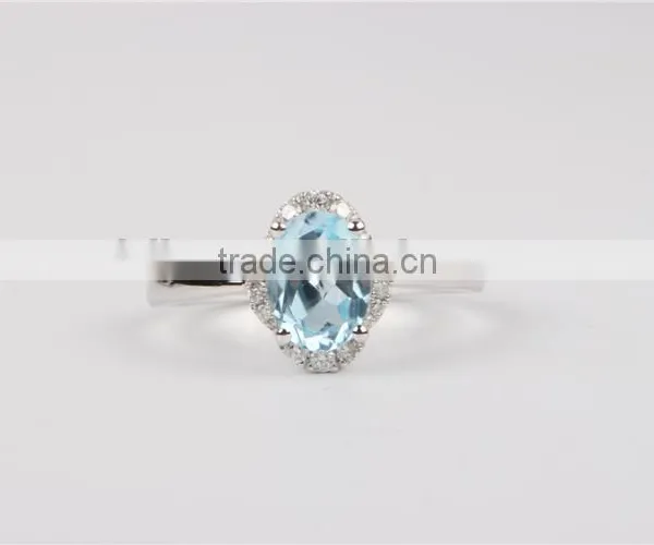 Sartificial Stone Designs Sterling Ring Panyu Factory Process Jewelry photo-3