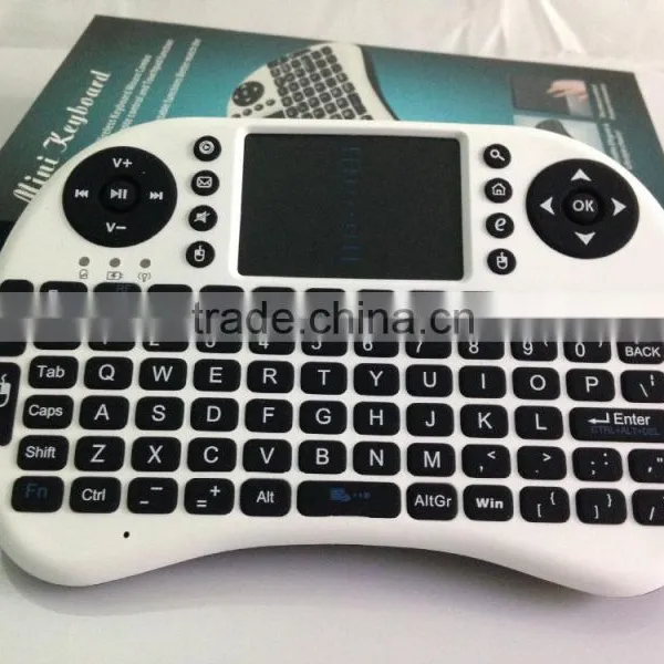 New Mini Wireless Keyboard 2.4G With Touchpad Handheld Gaming Keyboard for PC Android TV Black New Promotion photo-4