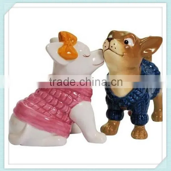 Love Birds Ceramic Salt and Pepper Shaker for Wedding Souvenirs photo-2