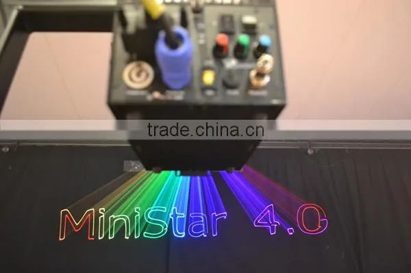 TOP RGB High Power 4 Watt Laser Projector With DT30 Scanner for Performance