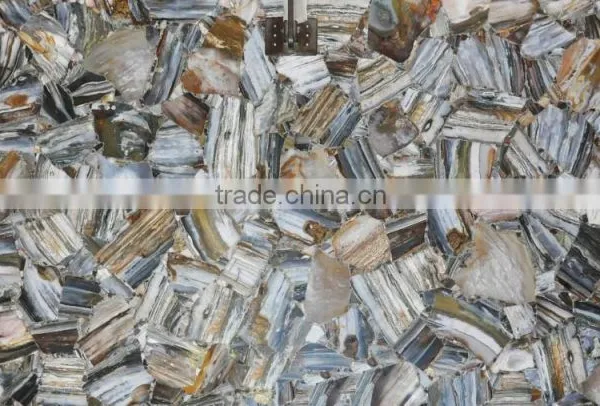 Brazilian Wooden Yellow Brown Agate photo-2