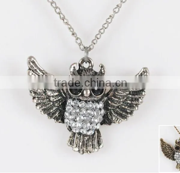 Fashion Design Pendant Necklace With Owl Latest Design