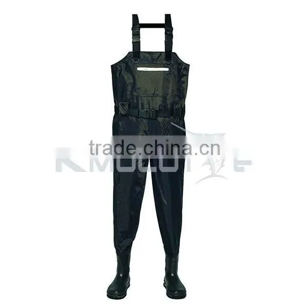 Kmucutie CHN-81206 Nylon PVC Fishing Waders Breathable Waterproof Fishing Wader Boots photo-2