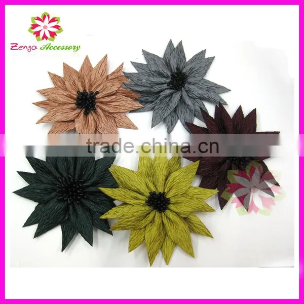 Fabric Flower Brooch, Flower Fabric Brooch, Fabric Flower Corsage photo-5