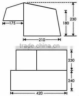 Polycotton Canvas Camper Trailer Tent photo-4