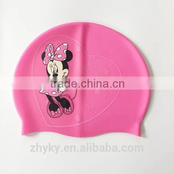 Silicone Cartoon Swim Cap for Kids photo-2