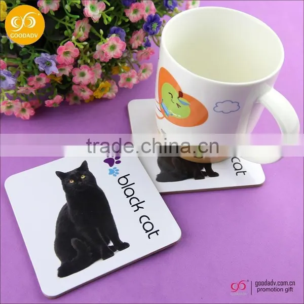 Gift Set Promotional OEM Designed Custom Blank Beer MDF Cork Coaster photo-5