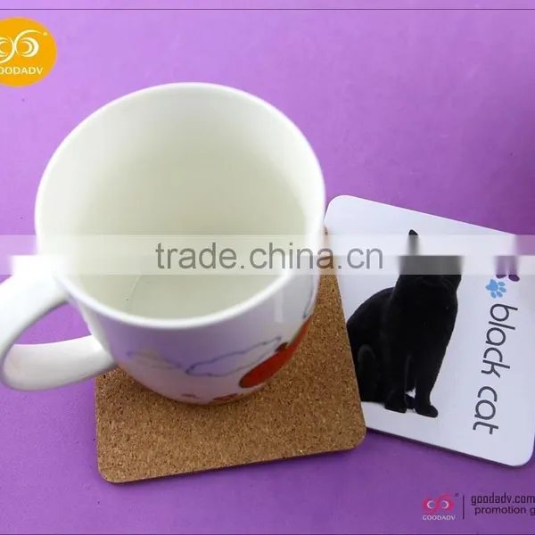 Gift Set Promotional OEM Designed Custom Blank Beer MDF Cork Coaster photo-6