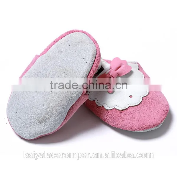 New Toddler Shoes, Pink Bowtie Infant Shoes ,2016 Fashion Baby Moccasins Shoes photo-2