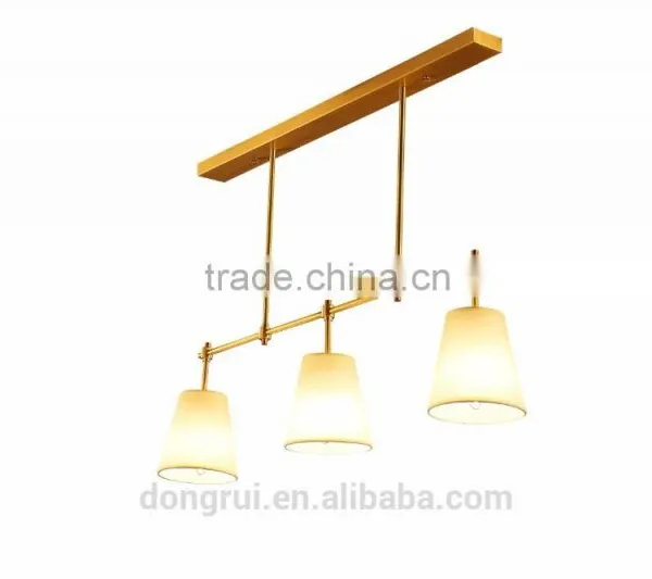 American Morden Style Classical Full Copper Lighting Chandelier For High Ceiling 3 Heads 291-5H photo-5