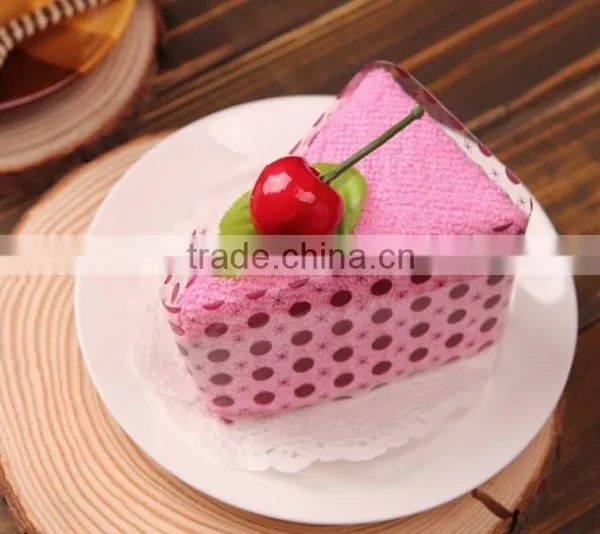 Wholesale Soft Cotton Lovely Tiramisu Cake Towels Party Gifts Wedding Favors Towel photo-3