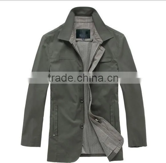 2015 Simple Style Business Casual Men's Wind Jacket photo-2