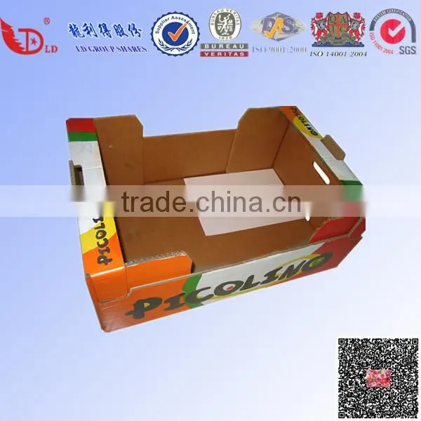 OEM High Quality Fruits Vegetables Corrugated Packaging Box Supplier's Choice photo-3