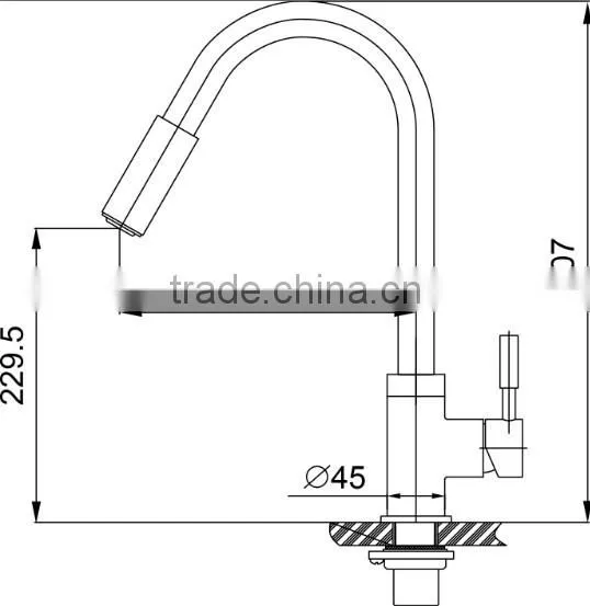Durable Precision Ceramic Disc Cartridge Stainless Steel Delta Kitchen Faucets photo-2