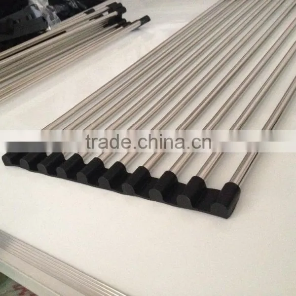 Hot Sale Kitchen Tool Stainless Steel Folding Drain Rack photo-2