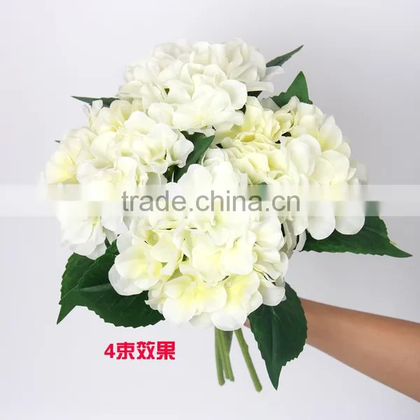 Handmade Mixed Cheap Artificial Hydrangea Wedding Decor Flower photo-4