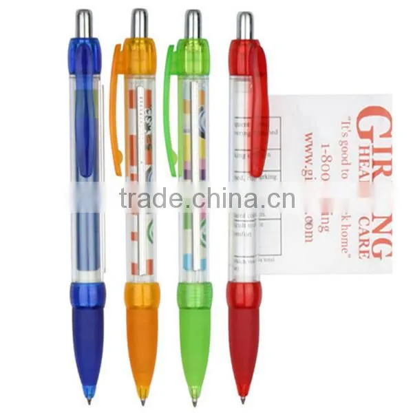 Hot Sales Banner Roller Ball Pen With Paper Inside,Adversting Banner Plastic Banner Roller Pen photo-5