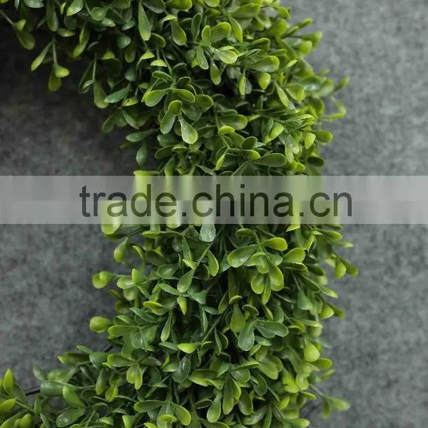 Wholesale Artificial Christmas Wreath, Artificial Boxwood Wreath
