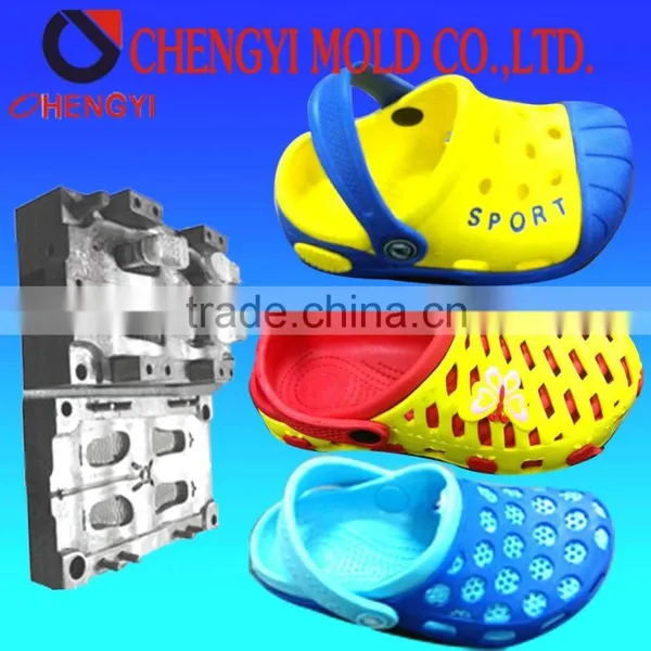 2015 Newest Two Color Eva Injection Clog Shoes Mould, Mold Maker,aluminum Injection Mold photo-2