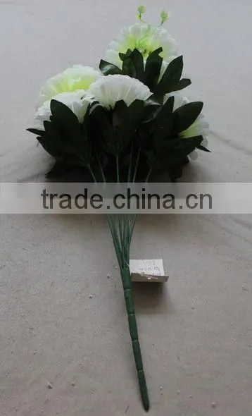 Latest Style 9 Heads Artificial Flower Plastic Flower Bouquet photo-4