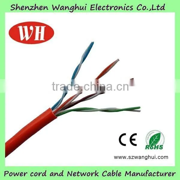 OEM High Quality 24AWG Utp Rubber Cable Cat5e photo-2