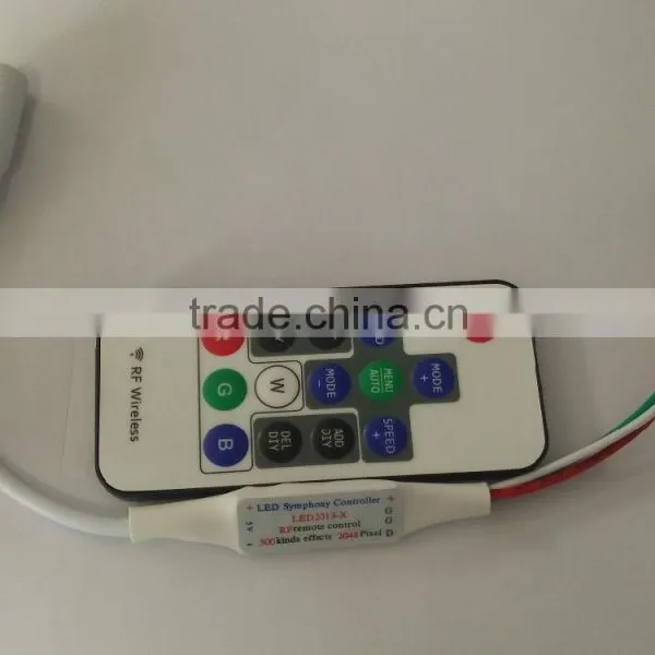 Led RGB Controller 300 Kinds of Changes Wireless RF Digital Color LED Strip Led Light for WS2812B DC 5V/12V photo-2