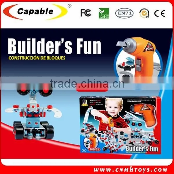 DIY Battery Operate Self-assembling Toys Builder's Fun