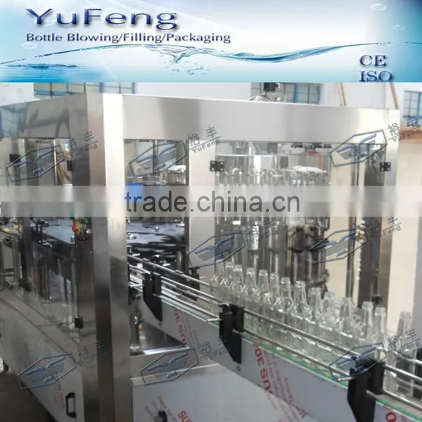 2 in 1 Monoblock Glass Bottle Vinegar Filling Machine / Soy Sauce Filling Machine photo-4