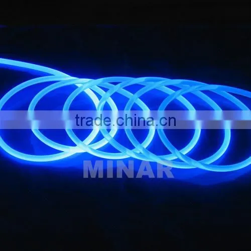 6mm Polymer Side Glow Decorative Plastic Fiber Optic in Roll photo-2