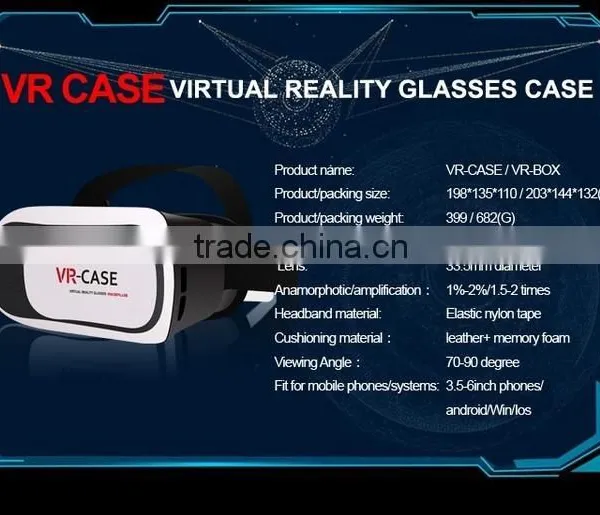 Cheapest Price for Stable Quality vr Box 2.0 With Remote Virtual Reality Glasses Case 3D VR BOX 2.0 3d Glasses photo-3