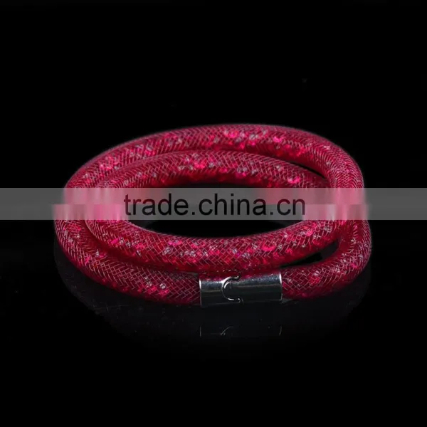 New Design High Good Quality Mesh Stardust Double Bracelet for Women photo-6