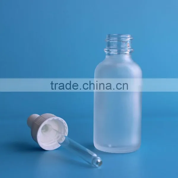 1oz Frosted Glass Bottle With Dropper photo-2