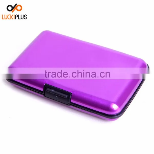 Luckiplus Inventory Colorful Dots Pattern Aluminum Wallets Identity Theft Blocker photo-5