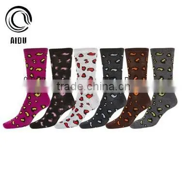 Custom Solid Striped Child Knitted Cotton Socks photo-2