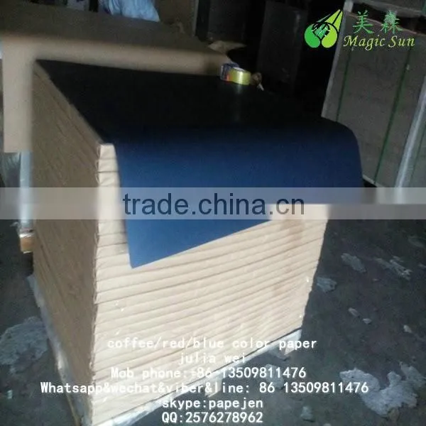Offset Printing Blue Cardboard Industrial Paper Roll photo-3