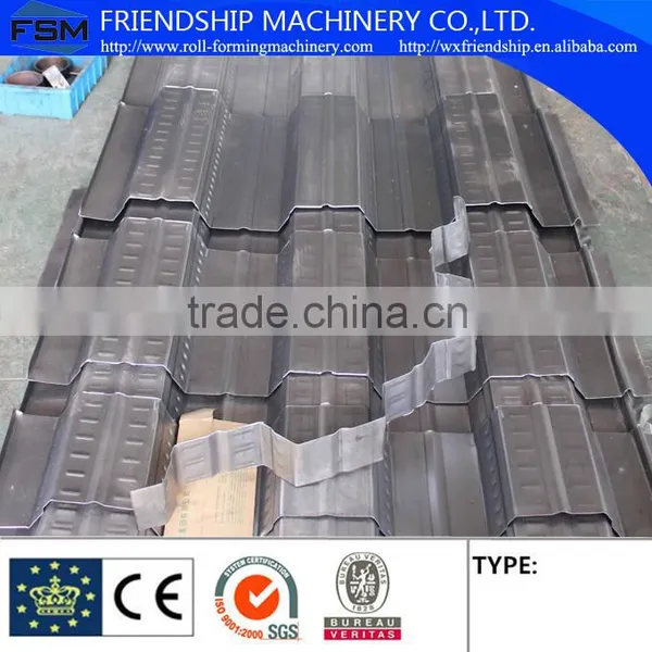 Floor Decking Panel Cold Roll Forming Machine,1.2-2.0mm GI Steel photo-3