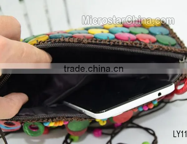 Coconut Shell,coconut Shell Material and Women Gender Stock Lady Bag photo-5