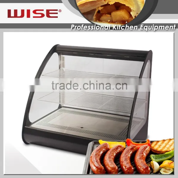 Hot Selling Commercial Black Mirror Steel Warming Showcase Restaurant Use photo-6