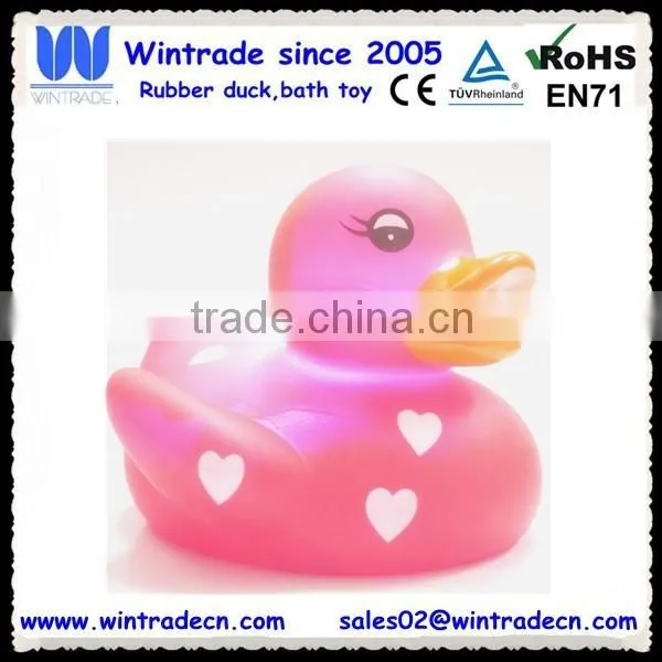 Flashing Valentine Gifts Heart Duck Holiday Toy