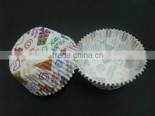 Happy Birthday Unique Muffin Cake Cup Baking Cup