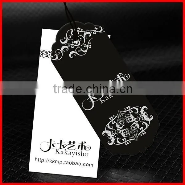 Fancy Custom Printed Apparel Recycled Hang Tag Wholesale photo-4