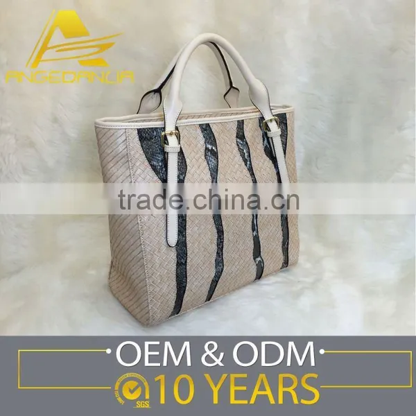 Custom-made 2016 Fashion Women Tote Bag Pure Leather Handbag Cheap Price Wholesale photo-2