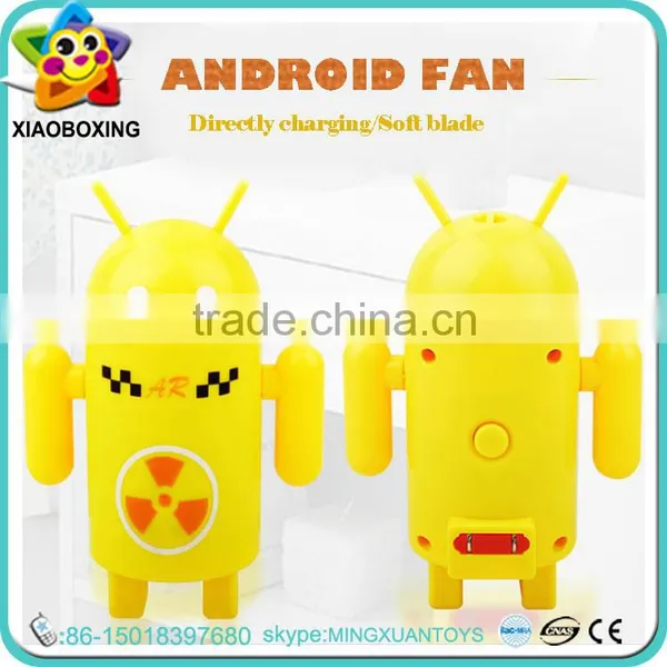Cartoon Design Plastic Portable 12v dc Electric Charge Fan Toys for Kids photo-4