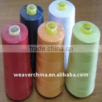 100% Spun Polyester Yarn 40/3 5000Y Dyed Colors for Garments photo-4