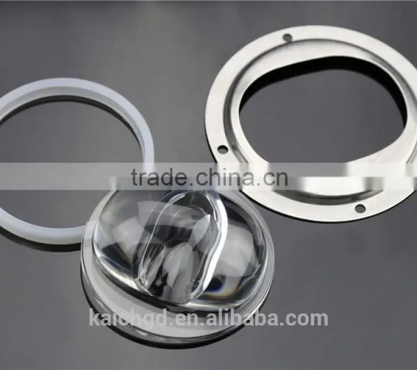 Glass Lens COB LED Lens Polarized Lens 86mm For LED Road Light